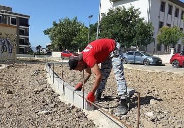Başkan Çiçek Sahada