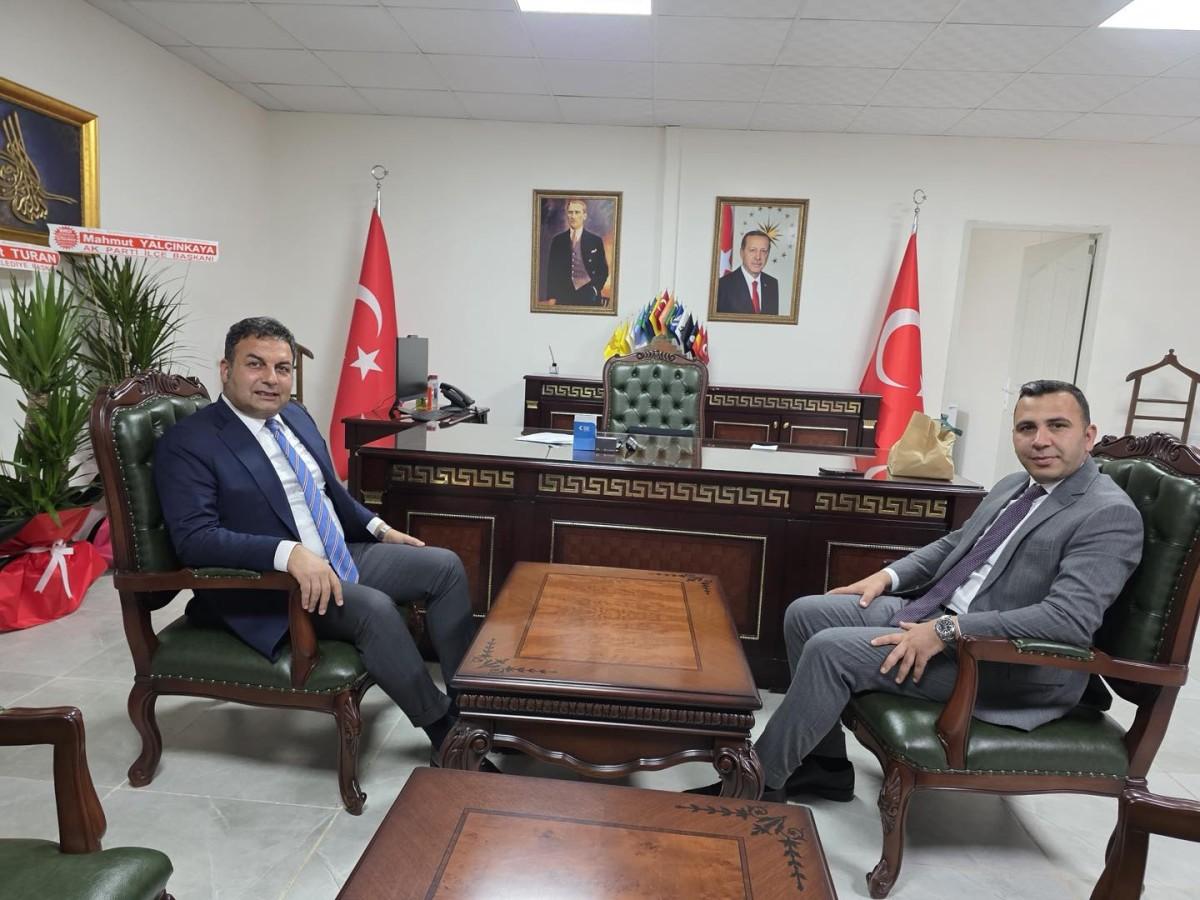 Başkan Yıldırım’dan Kaymakam Algın’a ziyaret Başkan Yıldırım’dan Kaymakam Algın’a ziyaret