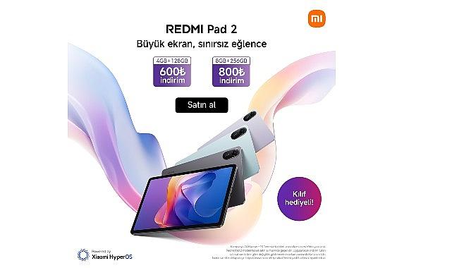 Xiaomi, Redmi Pad 2 Serisi ile Eğlenceyi Yeni Bir Boyuta Taşıyor: Daha Canlı, Daha Gerçek Xiaomi, Redmi Pad 2 Serisi ile Eğlenceyi Yeni Bir Boyuta Taşıyor: Daha Canlı, Daha Gerçek