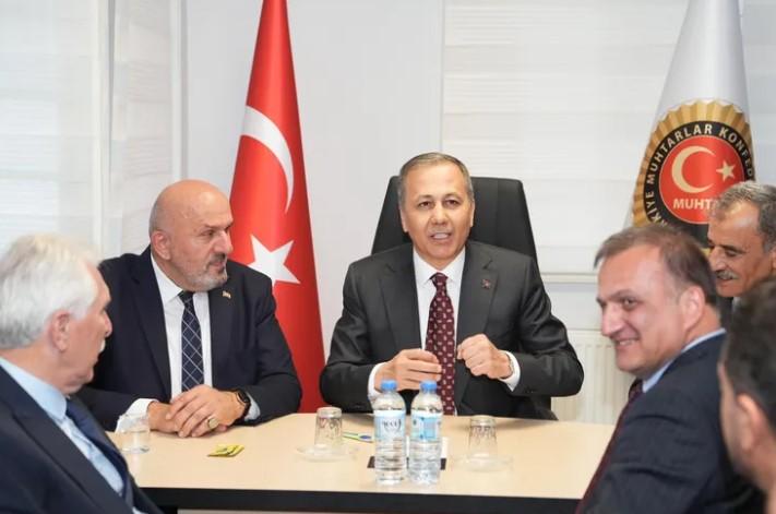 Bakan Yerlikaya’dan Muhtarlara Destek Vurgusu Bakan Yerlikaya’dan Muhtarlara Destek Vurgusu