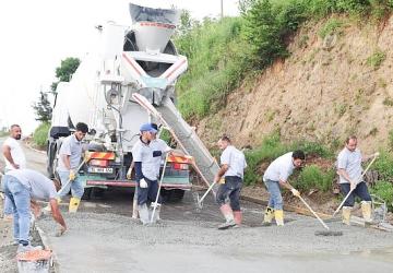 Canik Belediyesi'nden Kırsalda Ulaşım Hamlesi