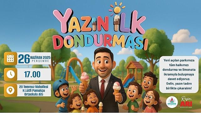 “Yazın İlk Dondurması" Rasim Başkan'dan “Yazın İlk Dondurması" Rasim Başkan'dan