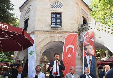 Başkan Aydın müjdeyi verdi Kozahan aslına uygun yenileniyor