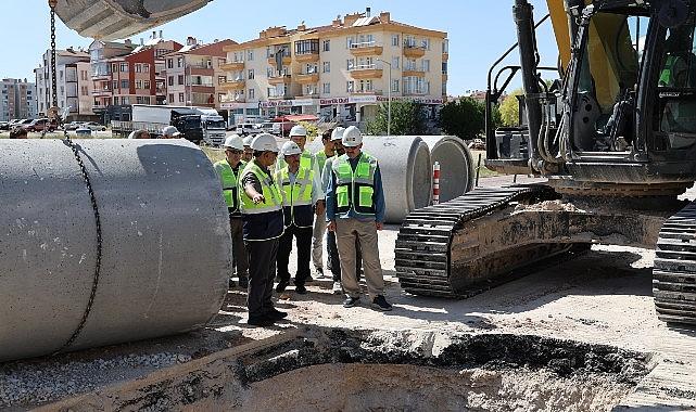 Başkan Altay: “2. Etabı Devam Eden Kanalizasyon Master Planı İle Olası Taşkınları Önüne Geçeceğiz" Başkan Altay: “2. Etabı Devam Eden Kanalizasyon Master Planı İle Olası Taşkınları Önüne Geçeceğiz"