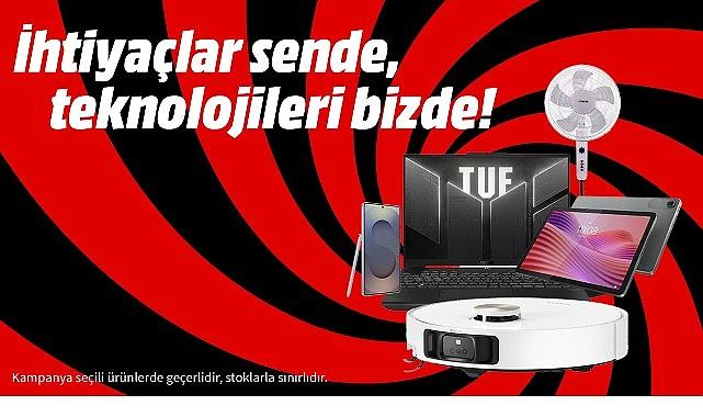 “İhtiyaçlar Sizde, Teknolojileri MediaMarkt'ta" Kampanyası ile teknoloji alışverişinin tam zamanı! “İhtiyaçlar Sizde, Teknolojileri MediaMarkt'ta" Kampanyası ile teknoloji alışverişinin tam zamanı!
