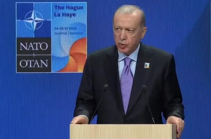 Erdoğan’dan NATO Zirvesi Sonrası Mesajlar: Savunma Güçlenecek, Gazze Unutulmadı Erdoğan’dan NATO Zirvesi Sonrası Mesajlar: Savunma Güçlenecek, Gazze Unutulmadı