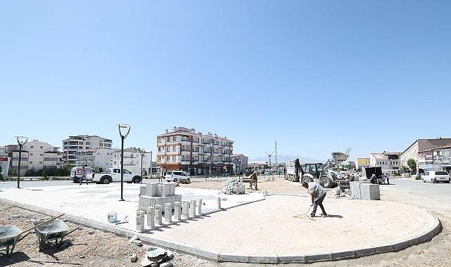 GİM Toptancılar Sitesi yanındaki bölge yenileniyor