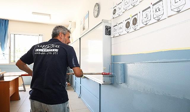 Narlıdere Belediyesi'nden okullara bakım onarım desteği Narlıdere Belediyesi'nden okullara bakım onarım desteği