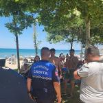 Kandıra sahillerinde çadır denetimi