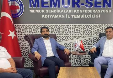 Av. Sami Işık’tan Memur-Sen’e veda ziyareti