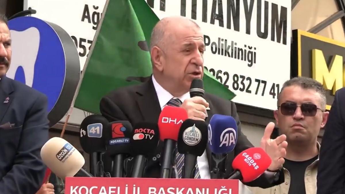 Ümit Özdağ'dan 'süreç ittifakı' çıkışı: 'Tek başıma kalsam dahi karşısında duracağım' Ümit Özdağ'dan 'süreç ittifakı' çıkışı: 'Tek başıma kalsam dahi karşısında duracağım'
