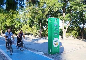 Konya Büyükşehir'in Yapay Zeka Destekli Bisiklet Sayaçları Devrede