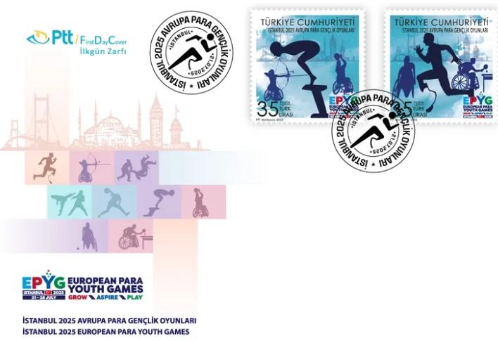 İstanbul 2025 Avrupa Para Gençlik Oyunları’na Özel PTT Pulu
