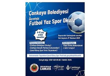 Çankaya Belediyesi'nden Ücretsiz Yaz Spor Okulları
