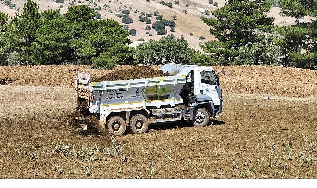 Selçuklu Belediyesi Üreticilere Kamyon Üzeri Gübre Dağıtım Makinesi ile Kolaylık Sağlıyor Selçuklu Belediyesi Üreticilere Kamyon Üzeri Gübre Dağıtım Makinesi ile Kolaylık Sağlıyor
