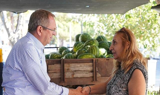 Başkan Mesut Ergin'in saha ziyaretleri hız kesmeden devam ediyor