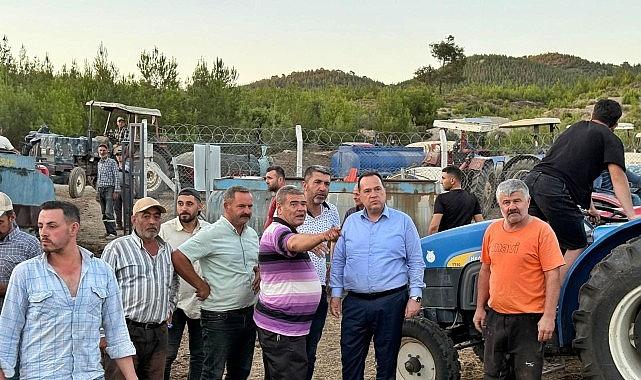 Başkan Dutlulu Yangın Bölgesinde İncelemelerde Bulundu Başkan Dutlulu Yangın Bölgesinde İncelemelerde Bulundu