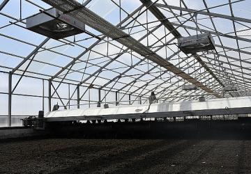 Solar Çamur Kurutma Tesisi'nde 15 ton çamur kurutuluyor
