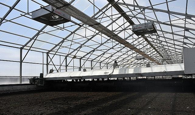 Solar Çamur Kurutma Tesisi'nde 15 ton çamur kurutuluyor Solar Çamur Kurutma Tesisi'nde 15 ton çamur kurutuluyor