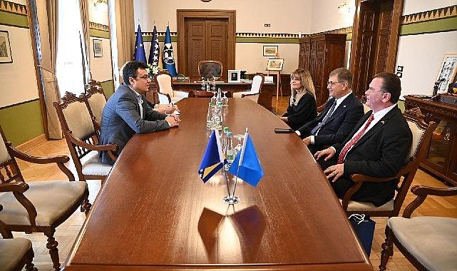 Başkan Tugay Saraybosna'daki ziyaretlerini sürdürdü Başkan Tugay Saraybosna'daki ziyaretlerini sürdürdü
