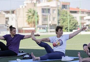 Bucalı kadınlardan yoga derslerine yoğun ilgi
