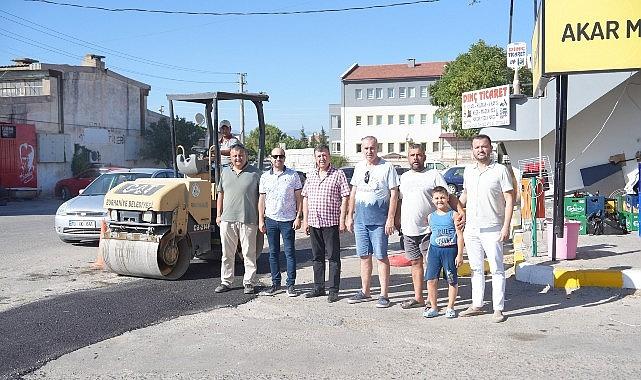 Burhaniye Sanayi Sitesi'nde Asfalt Yama Çalışmaları Başladı