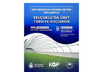 KOP Seracılık Yaygınlaşıyor Projesi'ne başvurular başladı.