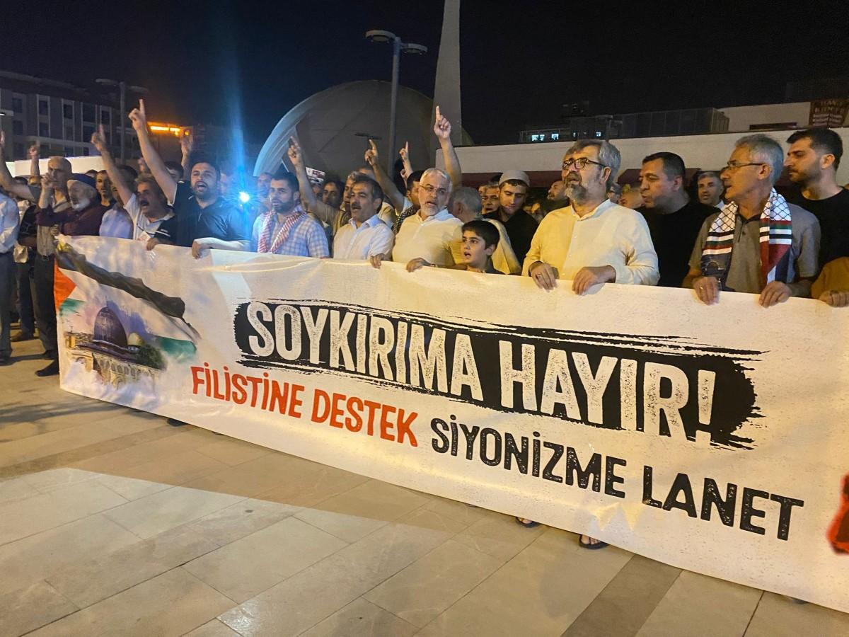 Adıyaman'da Gazze için küresel dayanışma çağrısı: 'Soykırıma Hayır' gösterisi düzenlendi - Videolu Haber