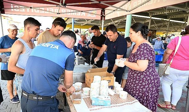Kemer Belediyesi'nden Çamyuva'da aşure ikramı