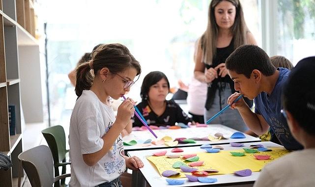 Bayraklılı çocuklar “Yaz Okulunu" çok sevdi