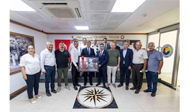 Başkan Tugay, Menemen'de oda başkanları ile görüştü