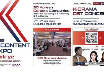 “K-Content Expo Türkiye'de" kapılarını açıyor