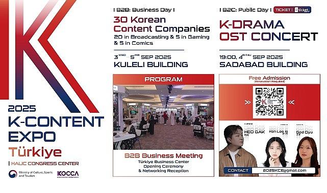 “K-Content Expo Türkiye'de" kapılarını açıyor “K-Content Expo Türkiye'de" kapılarını açıyor