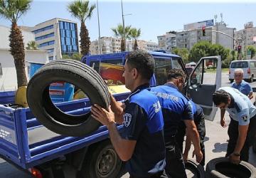 Karşıyaka'da işgal denetimleri devam ediyor