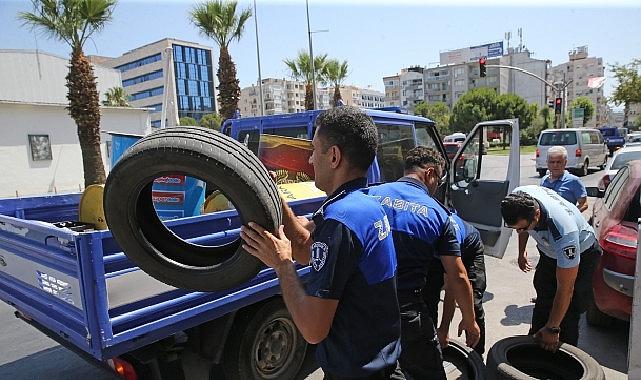 Karşıyaka'da işgal denetimleri devam ediyor Karşıyaka'da işgal denetimleri devam ediyor