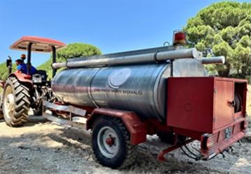 Bergama'daki orman yangını kontrol altına alındı