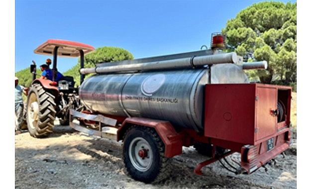 Bergama'daki orman yangını kontrol altına alındı