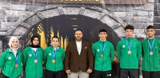 Konya Meram’dan Millî Kick Boksçulara Güçlü Destek