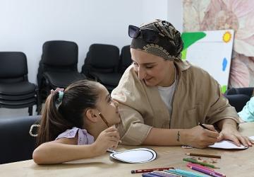 Bu atölyede çocuklara özgüven aşılanıyor