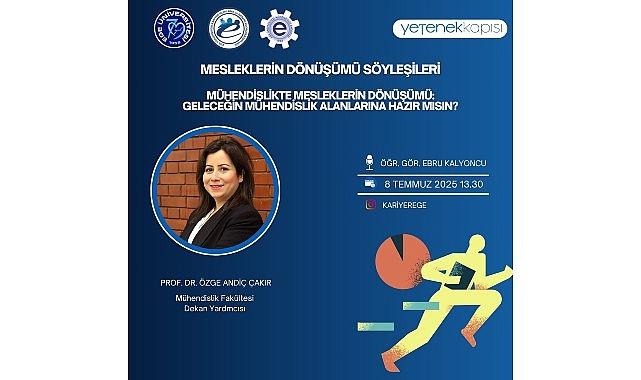 EÜ'de "Mesleklerin Dönüşümü ve Geleceğe Hazırlık" bilgilendirme canlı yayınları başladı EÜ'de "Mesleklerin Dönüşümü ve Geleceğe Hazırlık" bilgilendirme canlı yayınları başladı