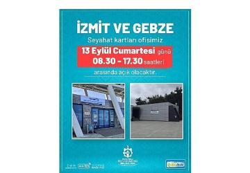 Seyahat Kart Ofisleri'nde cumartesi mesaisine devam