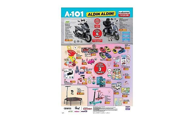 A101'de 21 Ağustos'ta Mobilite, Elektronik ve Ev Ürünleri Satışta