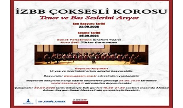 İzmir Büyükşehir Belediyesi'nden korist, tenor ve bas korist alımı
