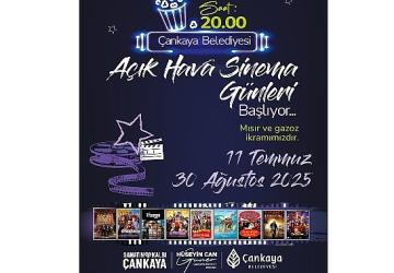 Çankaya'da "Açık Hava Sinema Günleri" başlıyor