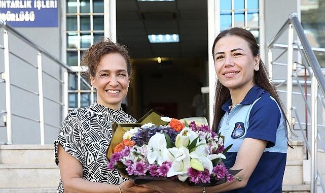 Başkan Ünsal'dan “Zabıta Haftası" ziyareti Başkan Ünsal'dan “Zabıta Haftası" ziyareti