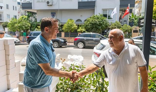 Başkan Özyiğit, Palmiye Mahallesi'nde vatandaşlarla buluştu