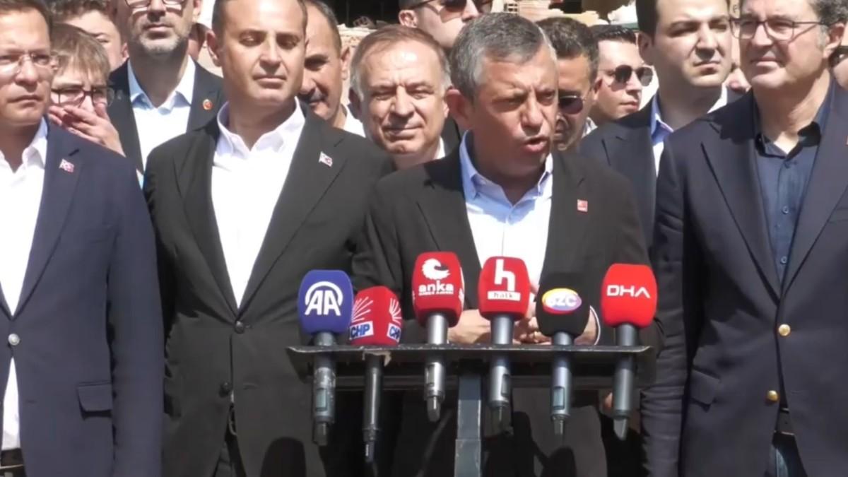 Özgür Özel: 'Sındırgı'nın afet bölgesi ilan edilmesi gerekiyor'