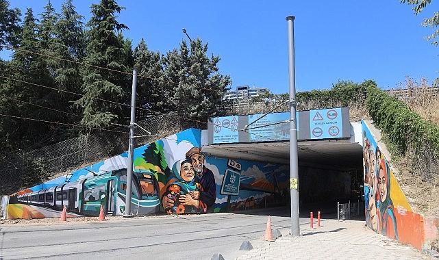 Alikahya Stadyum Tramvay Hattı'nda yoğun mesai Alikahya Stadyum Tramvay Hattı'nda yoğun mesai