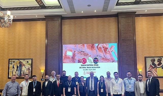 Doğal taş ihracatçıları Kenya'dan yeni ihracat bağlantılarıyla geldi