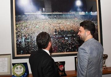 Başkan Erkan Aydın'dan Bursaspor'a ziyaret